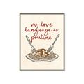 Picture of My Love Language is Poutine _GroupedProduct_Rectangle_Portrait_Canvas_Framed_