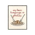 Picture of My Love Language is Poutine _GroupedProduct_Rectangle_Portrait_Canvas_Framed_