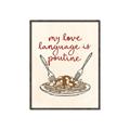 Picture of My Love Language is Poutine _GroupedProduct_Rectangle_Portrait_Canvas_Framed_