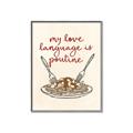 Picture of My Love Language is Poutine _GroupedProduct_Rectangle_Portrait_Canvas_Framed_