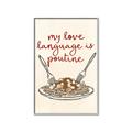 Picture of My Love Language is Poutine _GroupedProduct_Rectangle_Portrait_Canvas_Framed_