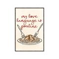 Picture of My Love Language is Poutine _GroupedProduct_Rectangle_Portrait_Canvas_Framed_