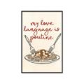 Picture of My Love Language is Poutine _GroupedProduct_Rectangle_Portrait_Canvas_Framed_