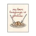 Picture of My Love Language is Poutine _GroupedProduct_Rectangle_Portrait_Canvas_Framed_