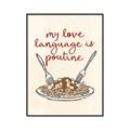 Picture of My Love Language is Poutine _GroupedProduct_Rectangle_Portrait_Canvas_Framed_
