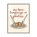 Picture of My Love Language is Poutine _GroupedProduct_Rectangle_Portrait_Canvas_Framed_