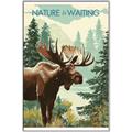 Picture of Nature is Waiting _GroupedProduct_Rectangle_Portrait_Canvas_Framed_