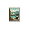 Picture of Canadian Brown Bear _GroupedProduct_Rectangle_Portrait_Canvas_Framed_