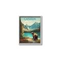 Picture of Canadian Brown Bear _GroupedProduct_Rectangle_Portrait_Canvas_Framed_
