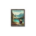 Picture of Canadian Brown Bear _GroupedProduct_Rectangle_Portrait_Canvas_Framed_