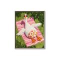 Picture of The Tanning Duck _GroupedProduct_Rectangle_Portrait_Canvas_Framed_