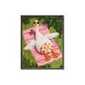 Picture of The Tanning Duck _GroupedProduct_Rectangle_Portrait_Canvas_Framed_