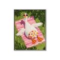 Picture of The Tanning Duck _GroupedProduct_Rectangle_Portrait_Canvas_Framed_