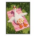 Picture of The Tanning Duck _GroupedProduct_Rectangle_Portrait_Canvas_Framed_
