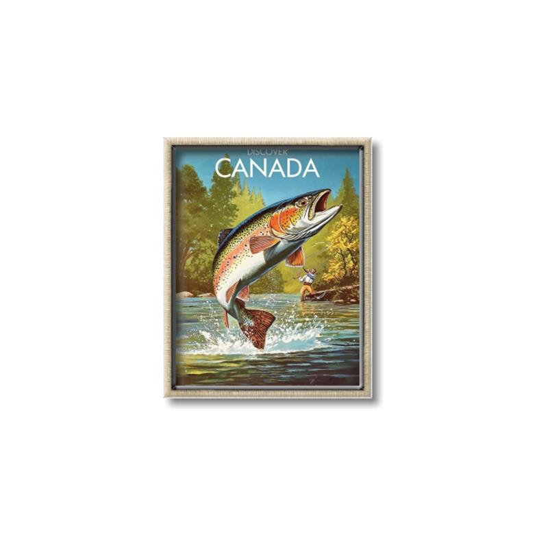 Picture of Canadian Seabass _GroupedProduct_Rectangle_Portrait_Canvas_Framed_