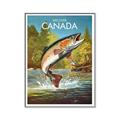 Picture of Canadian Seabass _GroupedProduct_Rectangle_Portrait_Canvas_Framed_