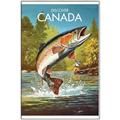 Picture of Canadian Seabass _GroupedProduct_Rectangle_Portrait_Canvas_Framed_