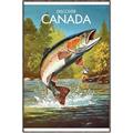 Picture of Canadian Seabass _GroupedProduct_Rectangle_Portrait_Canvas_Framed_