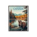 Picture of Canadian Beavers _GroupedProduct_Rectangle_Portrait_Canvas_Framed_