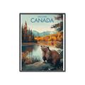 Picture of Canadian Beavers _GroupedProduct_Rectangle_Portrait_Canvas_Framed_