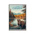 Picture of Canadian Beavers _GroupedProduct_Rectangle_Portrait_Canvas_Framed_