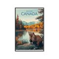 Picture of Canadian Beavers _GroupedProduct_Rectangle_Portrait_Canvas_Framed_