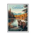 Picture of Canadian Beavers _GroupedProduct_Rectangle_Portrait_Canvas_Framed_