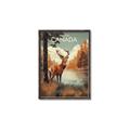 Picture of Canadian Deer _GroupedProduct_Rectangle_Portrait_Canvas_Framed_
