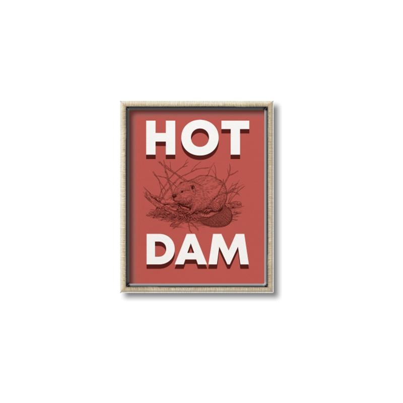 Picture of Hot Dam _GroupedProduct_Rectangle_Portrait_Canvas_Framed_