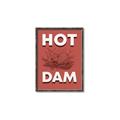 Picture of Hot Dam _GroupedProduct_Rectangle_Portrait_Canvas_Framed_