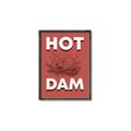 Picture of Hot Dam _GroupedProduct_Rectangle_Portrait_Canvas_Framed_
