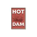 Picture of Hot Dam _GroupedProduct_Rectangle_Portrait_Canvas_Framed_