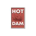 Picture of Hot Dam _GroupedProduct_Rectangle_Portrait_Canvas_Framed_