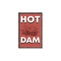 Picture of Hot Dam _GroupedProduct_Rectangle_Portrait_Canvas_Framed_
