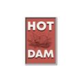 Picture of Hot Dam _GroupedProduct_Rectangle_Portrait_Canvas_Framed_