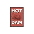 Picture of Hot Dam _GroupedProduct_Rectangle_Portrait_Canvas_Framed_