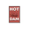 Picture of Hot Dam _GroupedProduct_Rectangle_Portrait_Canvas_Framed_