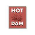 Picture of Hot Dam _GroupedProduct_Rectangle_Portrait_Canvas_Framed_