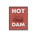 Picture of Hot Dam _GroupedProduct_Rectangle_Portrait_Canvas_Framed_