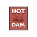 Picture of Hot Dam _GroupedProduct_Rectangle_Portrait_Canvas_Framed_