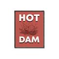Picture of Hot Dam _GroupedProduct_Rectangle_Portrait_Canvas_Framed_