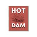 Picture of Hot Dam _GroupedProduct_Rectangle_Portrait_Canvas_Framed_