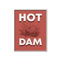 Picture of Hot Dam _GroupedProduct_Rectangle_Portrait_Canvas_Framed_