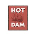Picture of Hot Dam _GroupedProduct_Rectangle_Portrait_Canvas_Framed_