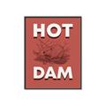 Picture of Hot Dam _GroupedProduct_Rectangle_Portrait_Canvas_Framed_