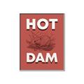 Picture of Hot Dam _GroupedProduct_Rectangle_Portrait_Canvas_Framed_