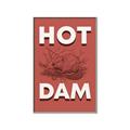 Picture of Hot Dam _GroupedProduct_Rectangle_Portrait_Canvas_Framed_