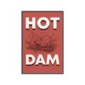 Picture of Hot Dam _GroupedProduct_Rectangle_Portrait_Canvas_Framed_