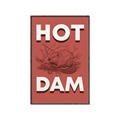 Picture of Hot Dam _GroupedProduct_Rectangle_Portrait_Canvas_Framed_