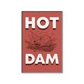 Picture of Hot Dam _GroupedProduct_Rectangle_Portrait_Canvas_Framed_